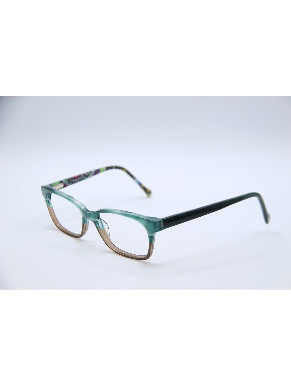 Vera Bradley Grace Rio Rio Green Brown Authentic Frames Eyeglasses 53-15 K1